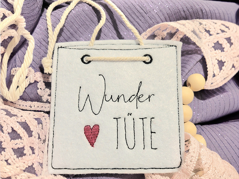 Wundertüte Wunscherfüller - ITH-Stickdatei